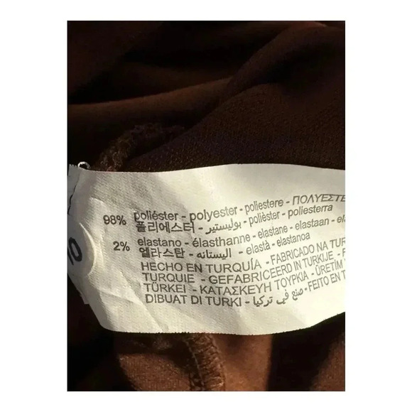 ZARA Women’s Small Brown Cutout Pleated Dress NWOT - Picture 7 of 8